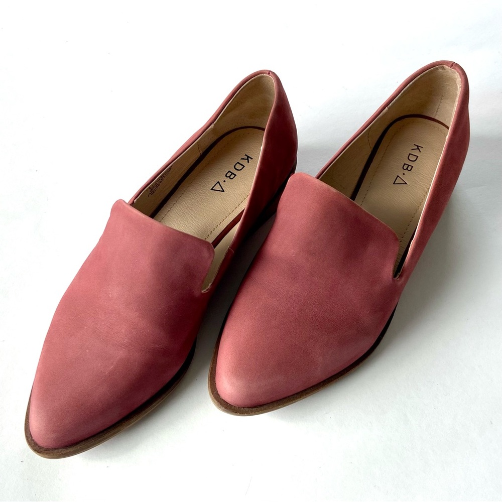 Kelsi Dagger Pink Suede Loafers | Size 6.5 | Flats